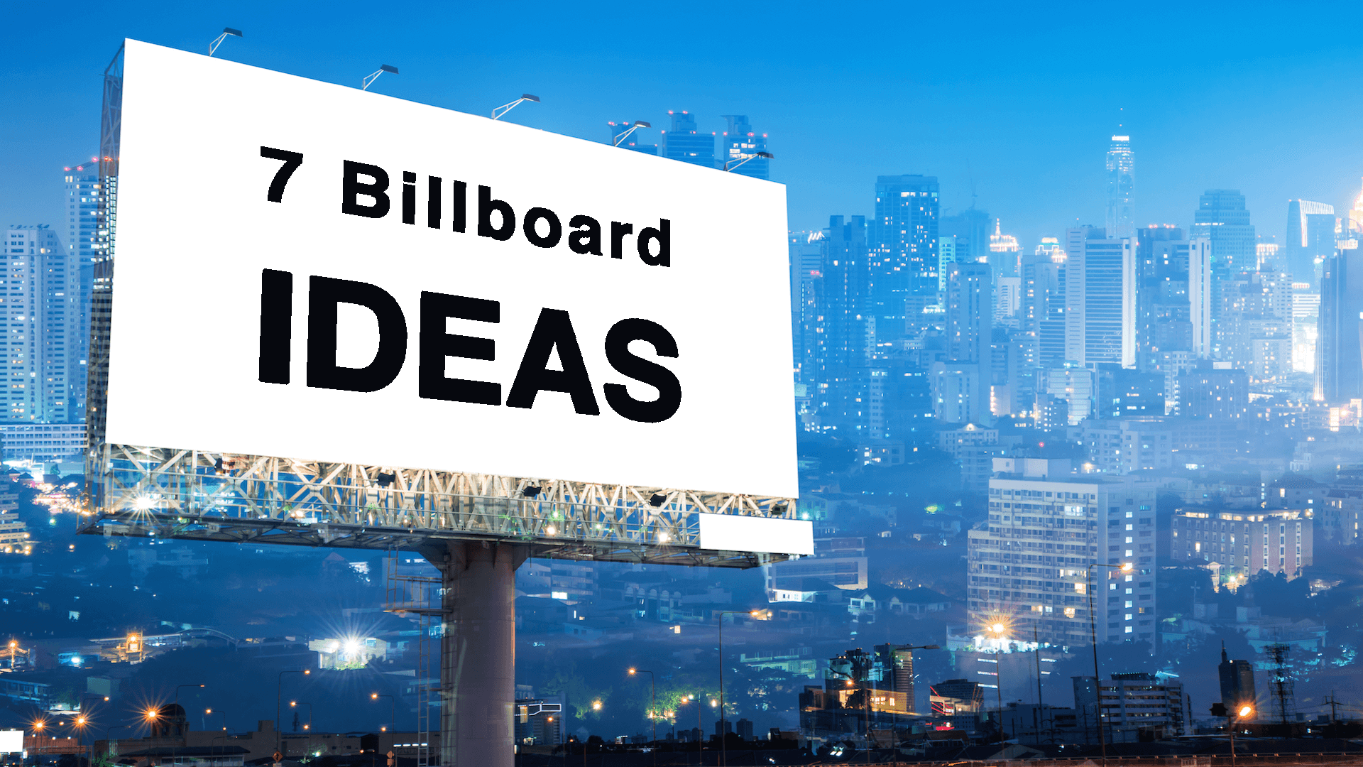 Billboard Advertising Ideas
