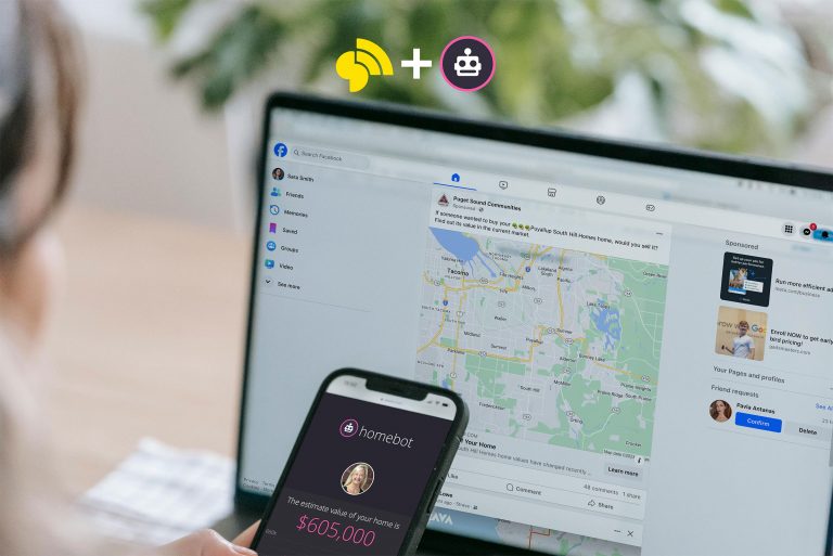 Homebot home seller leads with StreetText